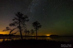Perseiid augusti öösel Luhasoo kohal